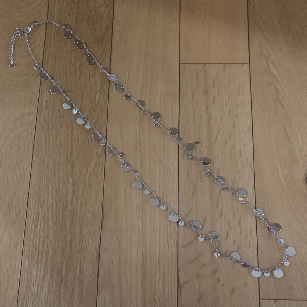 Brand New Beautiful Lia Sophia Silver Necklace